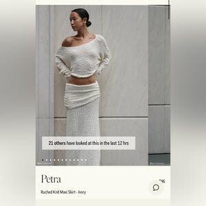 Meshki Ivory Petra Skirt